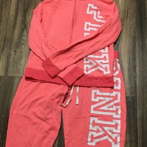 Pink sweatsuit